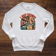 I Got Issues Comic Book Collector Retro Style Raglan Sleeve Sweatshirt Heather Mustard