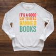 It's A Good Day To Read Banned Books Banned Books Raglan Sleeve Sweatshirt Heather Mustard