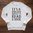 Its a Good Day To Read a Book Across America Boys Girls Kids Premium Tri-Blend Raglan Sleeve Sweatshirt Heather Mustard Its a Good Day To Read a Book Across America Boys Girls Kids Premium Tri-Blend Raglan Sleeve Sweatshirt Heather Mustard