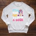 It's a Good Day To Read a Book World Book Day Costume Kids Raglan Sleeve Sweatshirt Heather Mustard