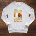 It's A Good Day To Read Books And Pet Cats Literary Quote Raglan Sleeve Sweatshirt Heather Mustard It's A Good Day To Read Books And Pet Cats Literary Quote Raglan Sleeve Sweatshirt Heather Mustard