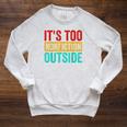Its Too Nonfiction Outside Book Lover Literary Vintage Raglan Sleeve Sweatshirt Heather Mustard Its Too Nonfiction Outside Book Lover Literary Vintage Raglan Sleeve Sweatshirt Heather Mustard