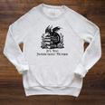 It’s Too Nonfictiony Outside Tee – Fantasy Bookish Raglan Sleeve Sweatshirt Heather Mustard