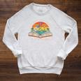 It's Not Hoarding If It's Books Bookworm Readers Book Lover Raglan Sleeve Sweatshirt Heather Mustard