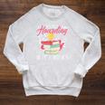 Its Not Hoarding If Its Books Hoarder Bookish Book Lovers Raglan Sleeve Sweatshirt Heather Mustard