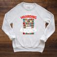 Its Not Hoarding If Its Books Raglan Sleeve Sweatshirt Heather Mustard