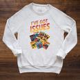 I'Ve Got Issues Comic Book Collecting Comfort Colors Crop Top Raglan Sleeve Sweatshirt Heather Mustard