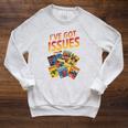 I'Ve Got Issues Comic Book Collecting Premium Tri-Blend Raglan Sleeve Sweatshirt Heather Mustard
