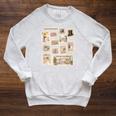 Jane Austen Book Classic Literature Stamp Collage Raglan Sleeve Sweatshirt Heather Mustard Jane Austen Book Classic Literature Stamp Collage Raglan Sleeve Sweatshirt Heather Mustard