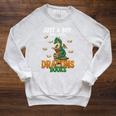 Just a Boy Who Loves Dragons And Books Reading Dragon Raglan Sleeve Sweatshirt Heather Mustard