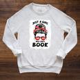 Just a Girl Who Loves Book Funny Librarian Writer Reader Raglan Sleeve Sweatshirt Heather Mustard Just a Girl Who Loves Book Funny Librarian Writer Reader Raglan Sleeve Sweatshirt Heather Mustard