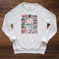 Just A Girl Who Loves Books Bookshelf Female Book Lovers Raglan Sleeve Sweatshirt Heather Mustard Just A Girl Who Loves Books Bookshelf Female Book Lovers Raglan Sleeve Sweatshirt Heather Mustard