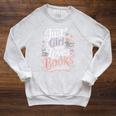 Just a Girl Who Loves Books Cute Bookish Reading Lover Raglan Sleeve Sweatshirt Heather Mustard Just a Girl Who Loves Books Cute Bookish Reading Lover Raglan Sleeve Sweatshirt Heather Mustard