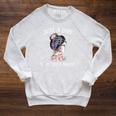 Just A Girl Who Loves Books Reading One More Chapter Raglan Sleeve Sweatshirt Heather Mustard