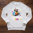 Just A Girl Who Loves Dogs And Books Raglan Sleeve Sweatshirt Heather Mustard
