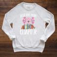 Just One More Chapter Book Lover Librarian Teacher For Men Women Kids Raglan Sleeve Sweatshirt Heather Mustard