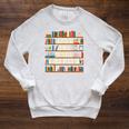 Just One More Chapter Book Reading Lover Bookworm T-Shirt Raglan Sleeve Sweatshirt Heather Mustard