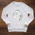 Just One More Chapter Book Reading For Book Lovers Raglan Sleeve Sweatshirt Heather Mustard