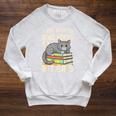 I Just Want To Read Books And Pet Cats Cat Reading Raglan Sleeve Sweatshirt Heather Mustard I Just Want To Read Books And Pet Cats Cat Reading Raglan Sleeve Sweatshirt Heather Mustard