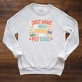 I Just Want To Read Books And Pet Dogs Reading Raglan Sleeve Sweatshirt Heather Mustard I Just Want To Read Books And Pet Dogs Reading Raglan Sleeve Sweatshirt Heather Mustard