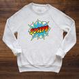 Kids Boys Joseph Comic Book Superhero Name Raglan Sleeve Sweatshirt Heather Mustard Kids Boys Joseph Comic Book Superhero Name Raglan Sleeve Sweatshirt Heather Mustard