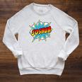 Kids Boys Joshua Comic Book Superhero Name Raglan Sleeve Sweatshirt Heather Mustard Kids Boys Joshua Comic Book Superhero Name Raglan Sleeve Sweatshirt Heather Mustard