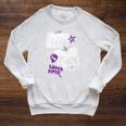 Kids DOAWK Purple Loded Diper Collage Book Series Raglan Sleeve Sweatshirt Heather Mustard