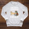 Kids Tiny Dinosaur Read Books & Pet My Bearded Dragon Lover Raglan Sleeve Sweatshirt Heather Mustard