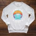 Be Kind To Me Or End Up In My Novel Writing Book Raglan Sleeve Sweatshirt Heather Mustard