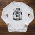 Lake House Owner Book Club Weekend Getaway Summer Vacation Raglan Sleeve Sweatshirt Heather Mustard