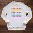 LGBTQ Pride Librarian Library Worker Reading Books Book Fan Raglan Sleeve Sweatshirt Heather Mustard LGBTQ Pride Librarian Library Worker Reading Books Book Fan Raglan Sleeve Sweatshirt Heather Mustard