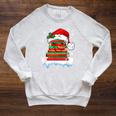 Librarian Book Santa Hat Reader Snow Pajamas Christmas Raglan Sleeve Sweatshirt Heather Mustard Librarian Book Santa Hat Reader Snow Pajamas Christmas Raglan Sleeve Sweatshirt Heather Mustard