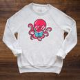 Librarian Book Sea Ocean Giant Squid Reading Octopus Raglan Sleeve Sweatshirt Heather Mustard Librarian Book Sea Ocean Giant Squid Reading Octopus Raglan Sleeve Sweatshirt Heather Mustard