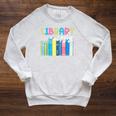 Library Lady Librarian Book Lover Raglan Sleeve Sweatshirt Heather Mustard Library Lady Librarian Book Lover Raglan Sleeve Sweatshirt Heather Mustard