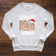 Library Squad Christmas Book Team Xmas Reading Lover Raglan Sleeve Sweatshirt Heather Mustard Library Squad Christmas Book Team Xmas Reading Lover Raglan Sleeve Sweatshirt Heather Mustard