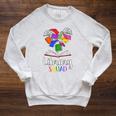 Library Squad School Librarian Bookworm Book Lover Teacher For Men Women Kids Raglan Sleeve Sweatshirt Heather Mustard