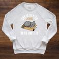 Life Is Better With Books And Cats Cat Owner Books Lover Men Women Kids Raglan Sleeve Sweatshirt Heather Mustard