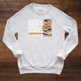 Life Without Books Is Like An Unsharpened Pencil Bookworm Raglan Sleeve Sweatshirt Heather Mustard