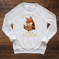 Life’s Too Short To Not Be Reading Cute Fox Book Lover Premium Tri-Blend Raglan Sleeve Sweatshirt Heather Mustard