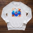 Little Ghost Coffee Tee Spooky Season Ghost Reading Book Raglan Sleeve Sweatshirt Heather Mustard