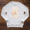 Take a Look It's In a Book Author History Reading Raglan Sleeve Sweatshirt Heather Mustard