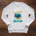 Take A Look It´s In A Book Reading Lover Raglan Sleeve Sweatshirt Heather Mustard