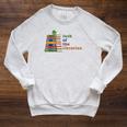 Luck Of The Librarian St Patricks Day Book Lover Raglan Sleeve Sweatshirt Heather Mustard