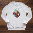 Magic Spell Book Open Rainbow Runes Fantasy Arcane Raglan Sleeve Sweatshirt Heather Mustard Magic Spell Book Open Rainbow Runes Fantasy Arcane Raglan Sleeve Sweatshirt Heather Mustard