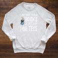 Maltese Avid Book Reader Dog Mom For Men Women Raglan Sleeve Sweatshirt Heather Mustard