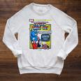 Marvel What If Captain Ameri-Cat Comic Book Cover Raglan Sleeve Sweatshirt Heather Mustard
