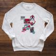 Marvel Comics Spider-Man Classic Comic Book Collage Raglan Sleeve Sweatshirt Heather Mustard