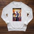 Marvel Comixology Avengers War Of Vampires Comic Book Cover Raglan Sleeve Sweatshirt Heather Mustard