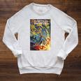 Marvel Comixology Captain Marvel She-Hulk Comic Book Cover Raglan Sleeve Sweatshirt Heather Mustard