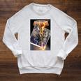 Marvel Comixology Champions Unlimited Comic Book Cover Raglan Sleeve Sweatshirt Heather Mustard Marvel Comixology Champions Unlimited Comic Book Cover Raglan Sleeve Sweatshirt Heather Mustard